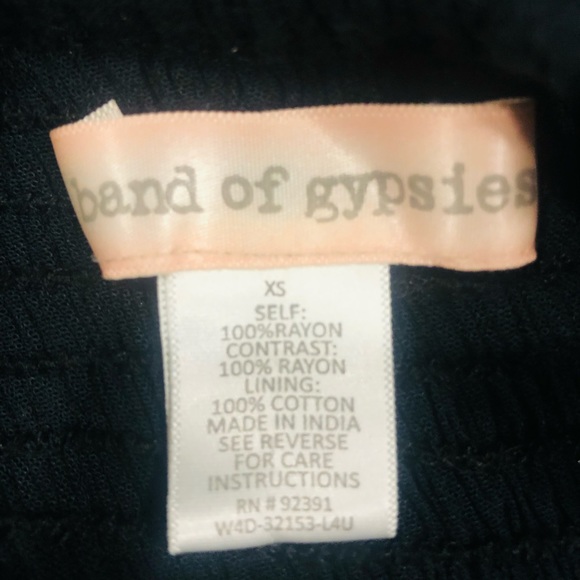 🎉HP🎉🔥BAND OF GYPSIES🔥Gorgeous bohemian style dress🔥Size XS🔥 - Picture 7 of 8